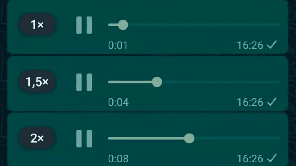 WhatsApp ya permite acelerar la velocidad de los audios: así podés hacerlo.