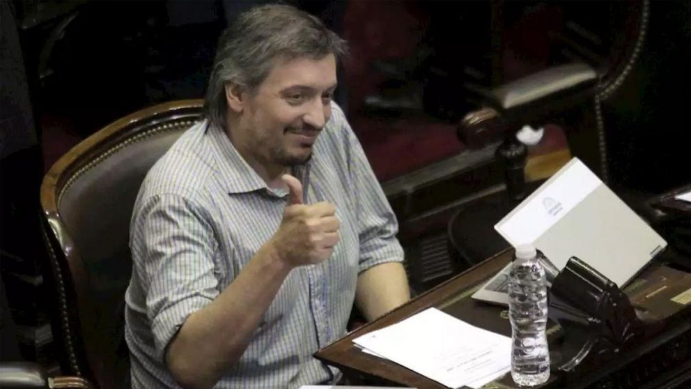 Máximo Kirchner fue dado de alta.