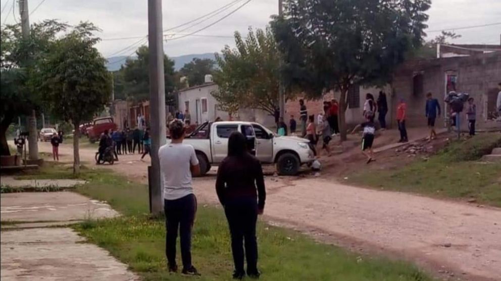 Ocurrió en el barrio Virgen del Huerto, en el municipio tucumano de Las Talitas (Twitter).