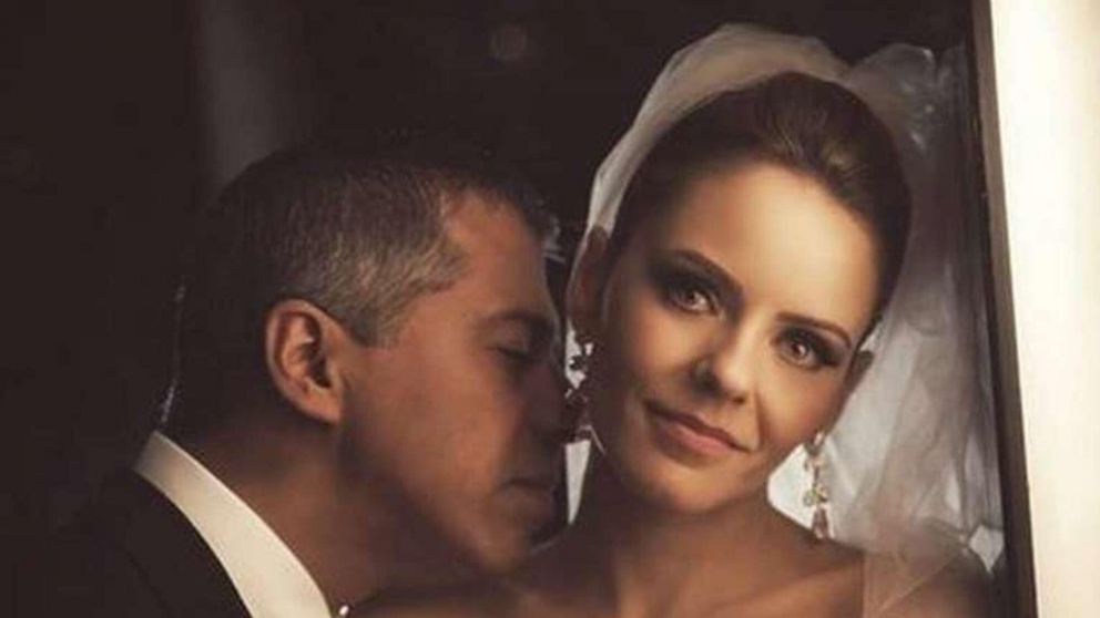 Andre Pinho junto a su esposa Lorenza, con quien se había casado hace 20 años.