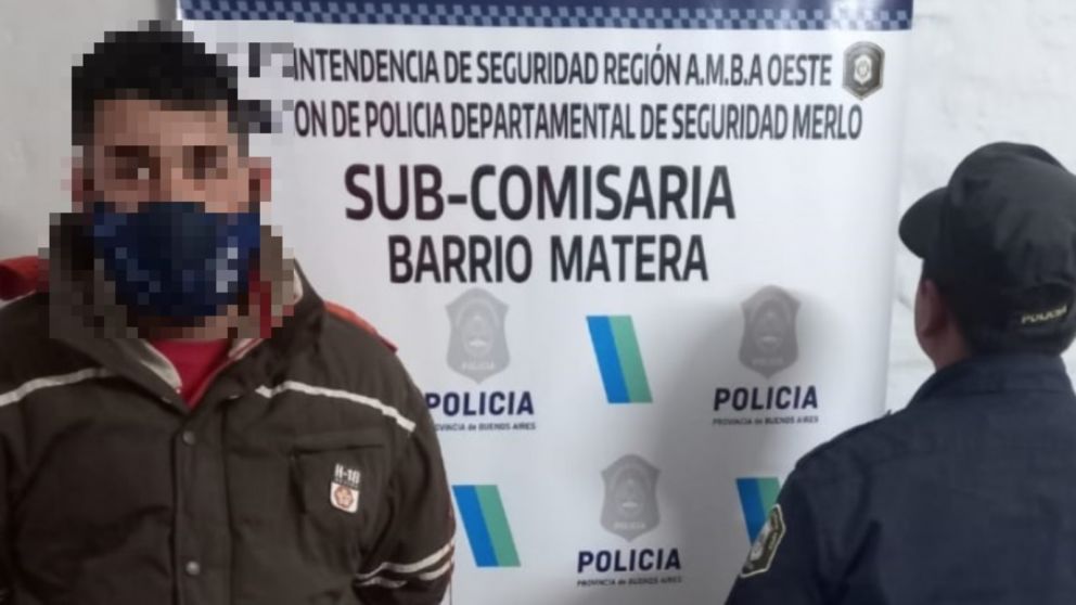 Este es el delincuente, de 25 años, que fue detenido por los investigadores policiales.