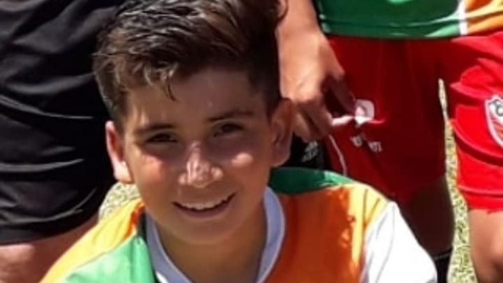 Danilo Sansone de 13 años, una de las cuatro víctimas fatales de la masacre de San Miguel del Monte.