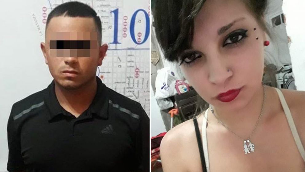 �ngel Andrada y Carolina Ledesma, condenado por el femicidio y v�ctima del homicidio, respectivamente.