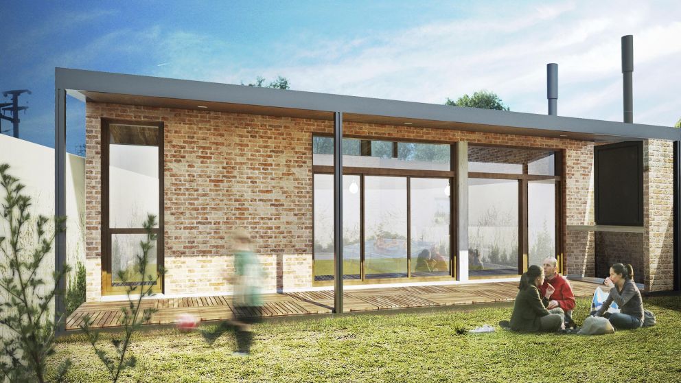 Los créditos permiten construir viviendas de hasta 60 metros cuadrados en terreno propio.