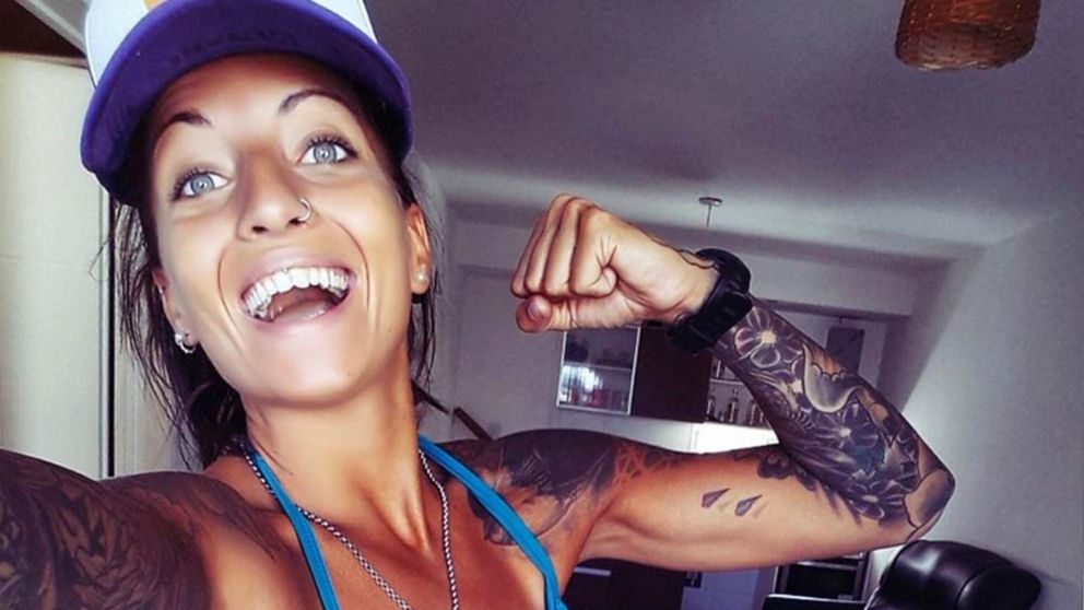 La atleta de 29 años Evangelina "Vanishi" Thomas.