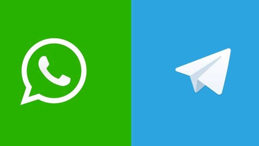 Telegram y WhatsApp se cruzaron en Twitter por la privacidad de sus mensajes (Imagen ilustrativa).