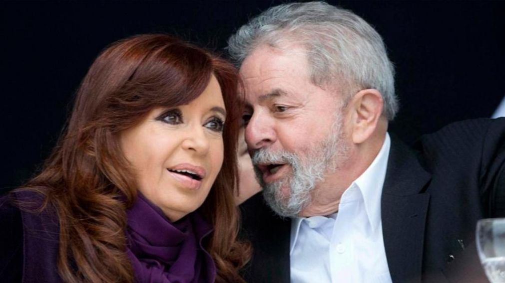 Cristina Kirchner y Lula comparten un evento virtual.