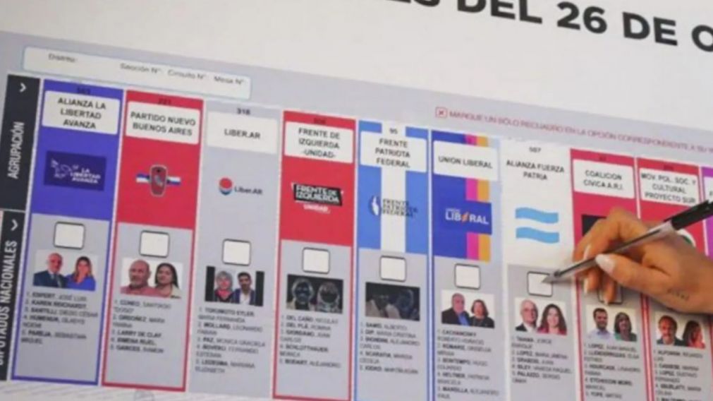 Así será la boleta por las elecciones.