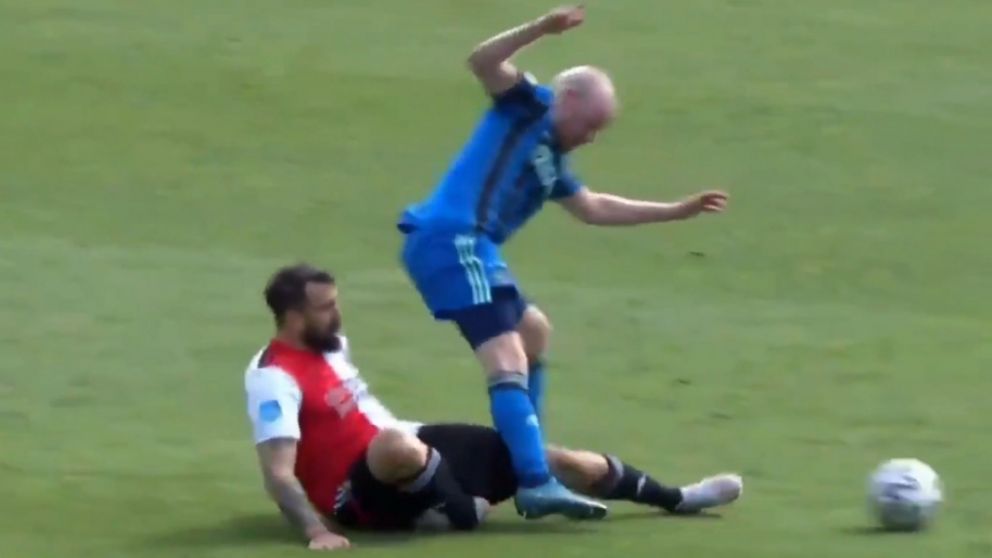 Video fuerte: gravísima lesión del ex delantero de Boca y River Lucas Pratto.