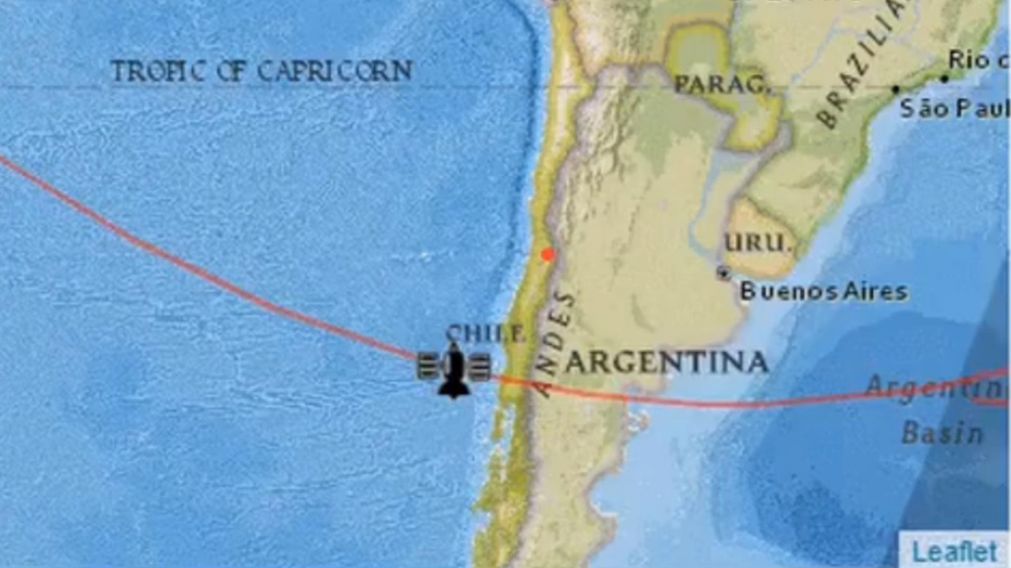 El cohete chino Long March-5B Y2 est� fuera de control tras su lanzamiento el jueves pasado.