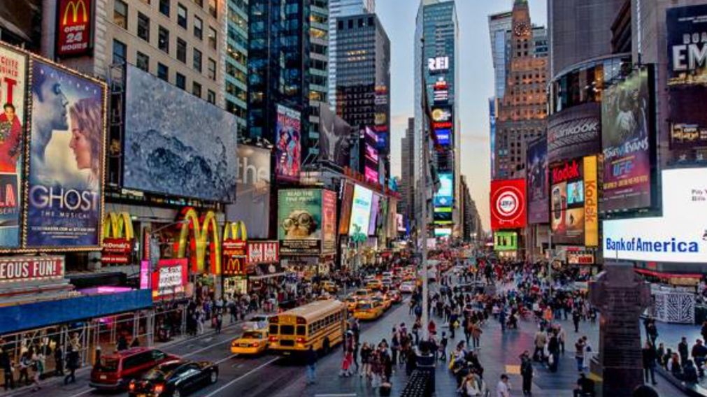 Times Square es una de las zonas m�s concurridas y de mayor movimiento en Nueva York.