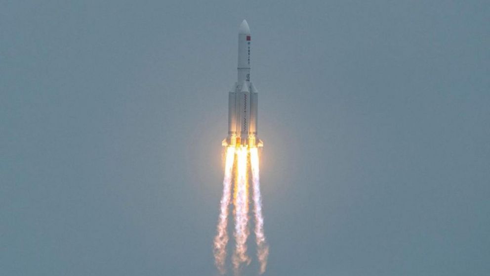 Roscosmos dio a conocer el lugar y la hora exacta en donde caer� el cohete chino Larga Marcha-5B Y2.