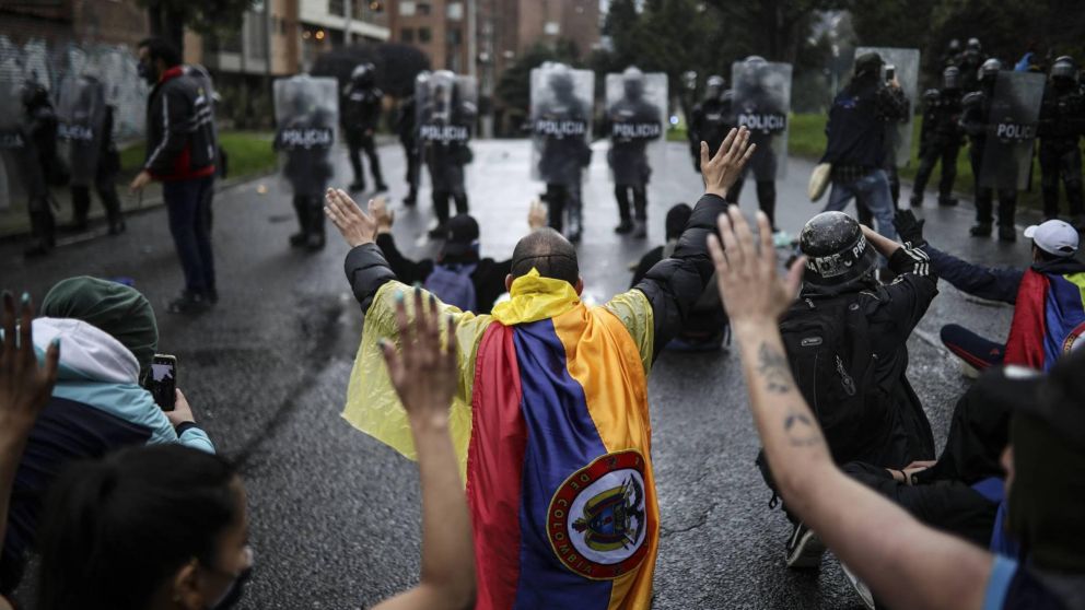 Continúan las manifestaciones contra el gobierno de Duque en las principales ciudades colombianas.