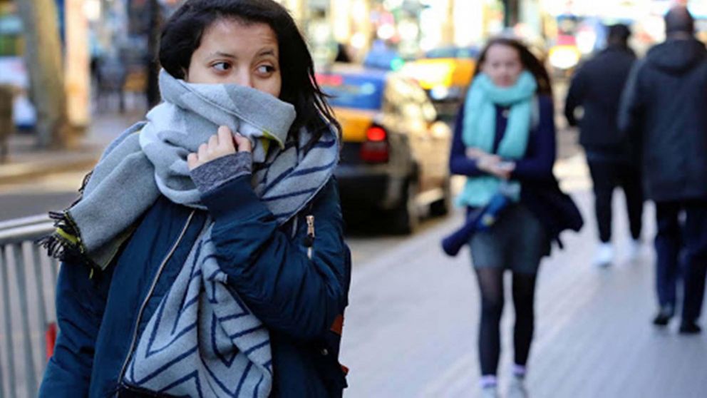 Se espera un invierno con temperaturas medias para la región central y más cálido en la Patagonia.