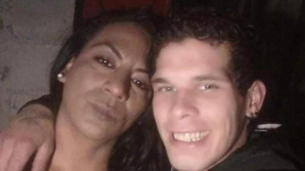 Claudio �Rubio� Guti�rrez junto a su v�ctima, Vicky Nieva.