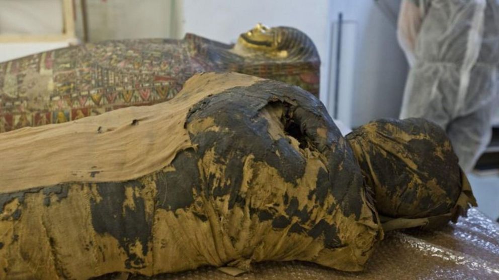 La momia pertenecía a las castas más altas de la sociedad, por lo que encontraron valiosas reliquias en su sarcófago.