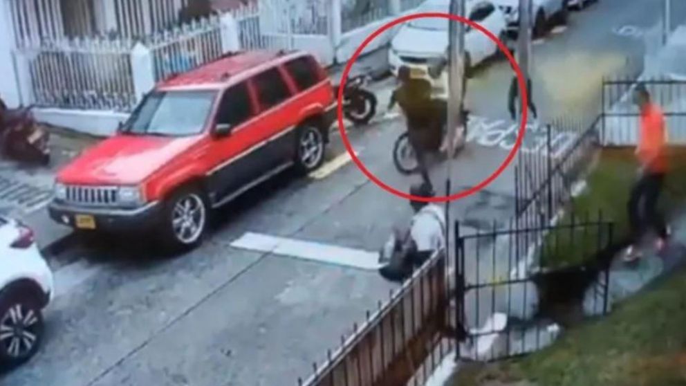 El insólito hecho ocurrió en Colombia (Captura de video).