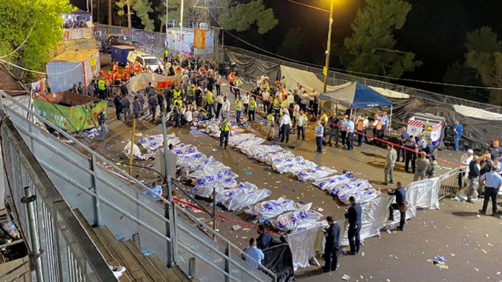 Tragedia en Israel: ya son 44 los muertos en una estampida durante una festividad religiosa.