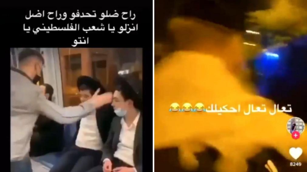 Los videos de las agresiones se suben a TikTok y también se difunden en Twitter (Captura de pantalla).