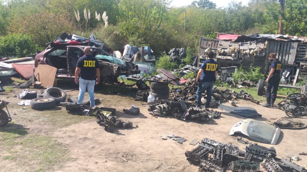 Estos son algunos de los elementos que fueron secuestrados durante los diversos allanamientos.