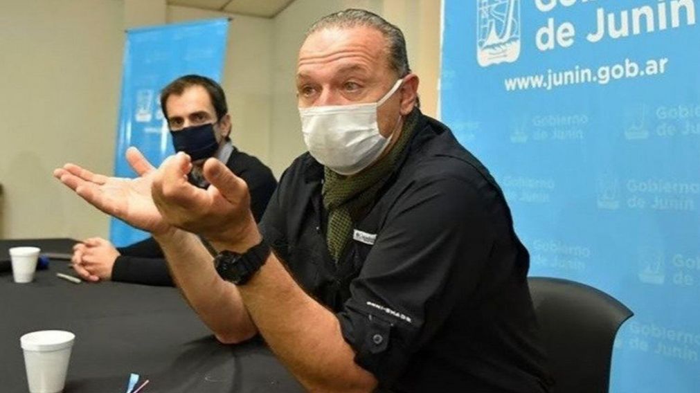 Sergio Berni cree que la lluvia pudo ser el factor del accidente en el que falleci�Mario Meoni (Archivo).