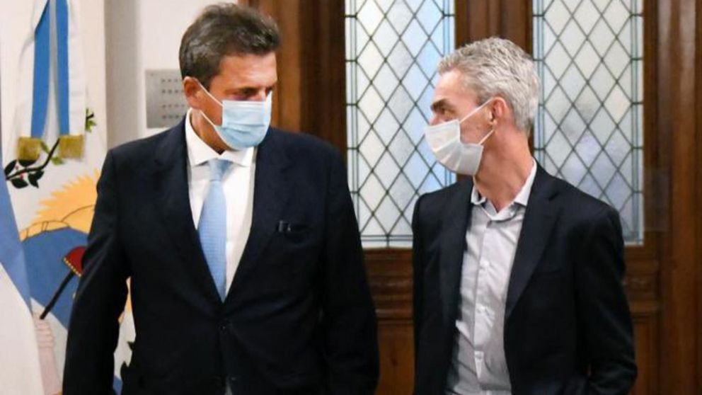 Sergio Massa era muy cercano a Mario Meoni y se dirigió al lugar del hecho tras conocer la noticia (Gentileza @SergioMassa/Twitter).