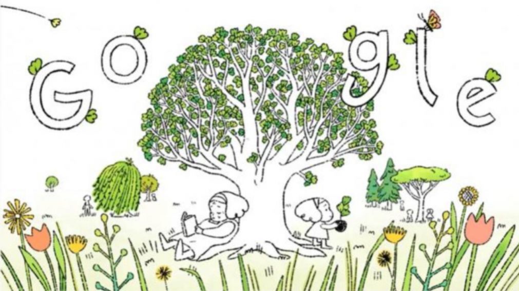 El doodle de Google destaca cómo todos pueden plantar la semilla para un futuro más brillante.