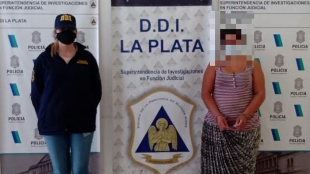 Esta es la joven gitana que fue detenida por los pesquisas en la ciudad de La Plata.
