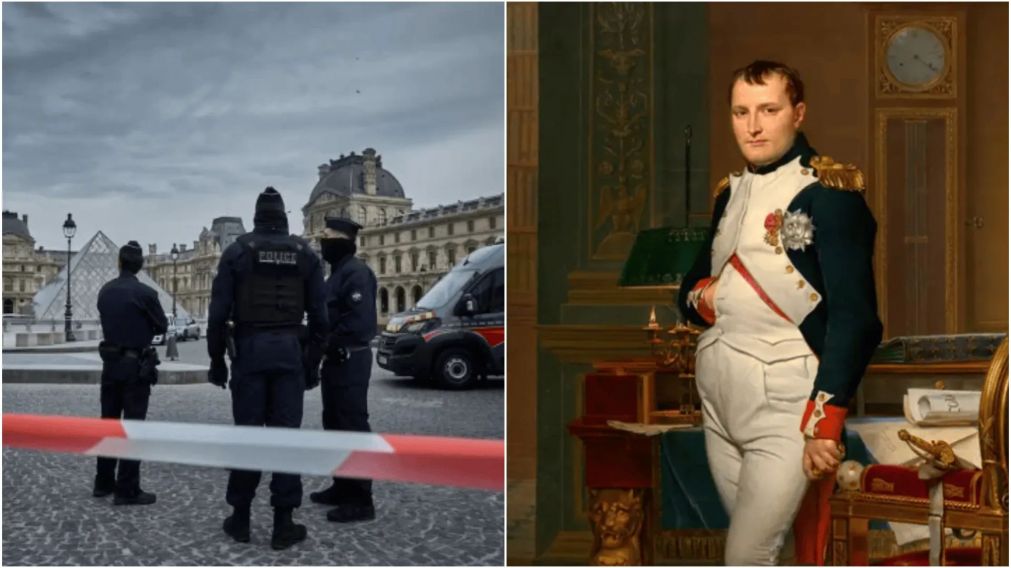 La Policía de Francia busca las joyas robadas de Napoleón.