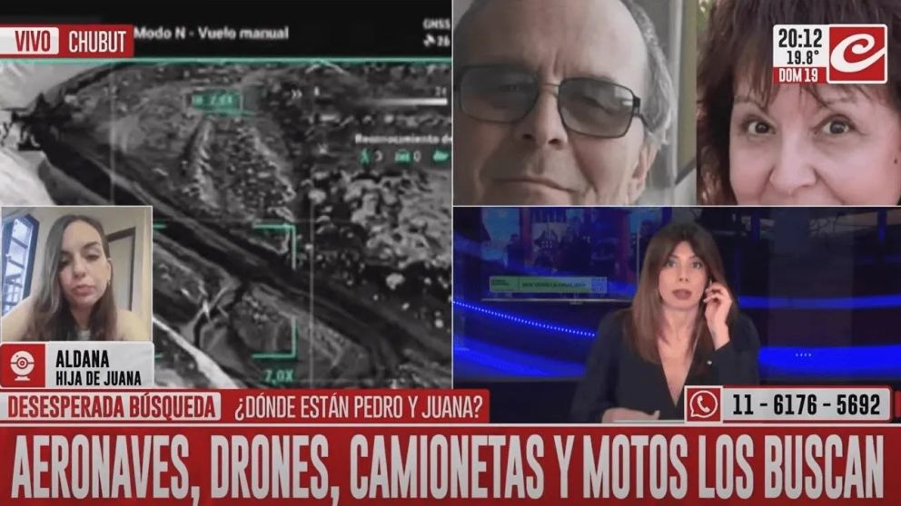 La hija de la jubilada desaparecida confirmó que encontraron pertenencias de ella en la camioneta.