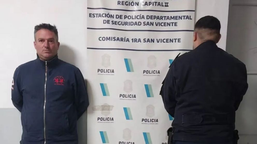 Ignacio Contreras quedó detenido en la Comisaría Primera de San Vicente.