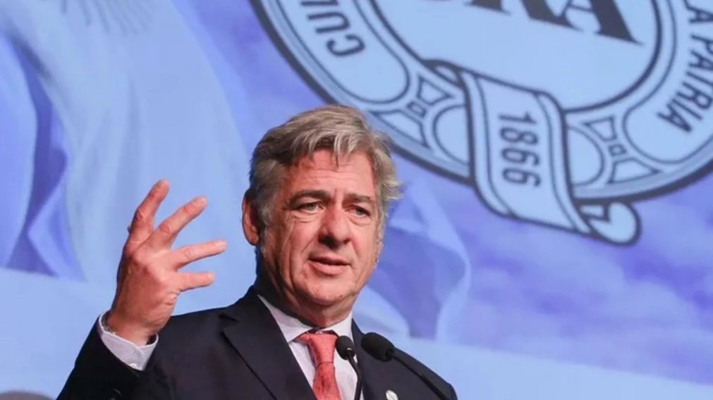 Nicol�s Pino, presidente de la Sociedad Rural Argentina.