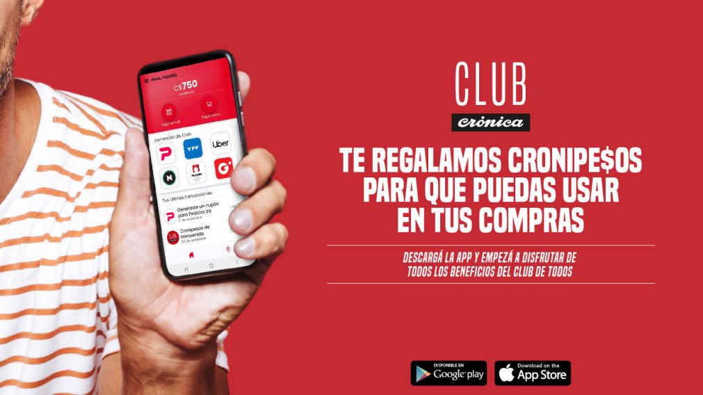 Llegó Club Crónica, la app que te regala plata.