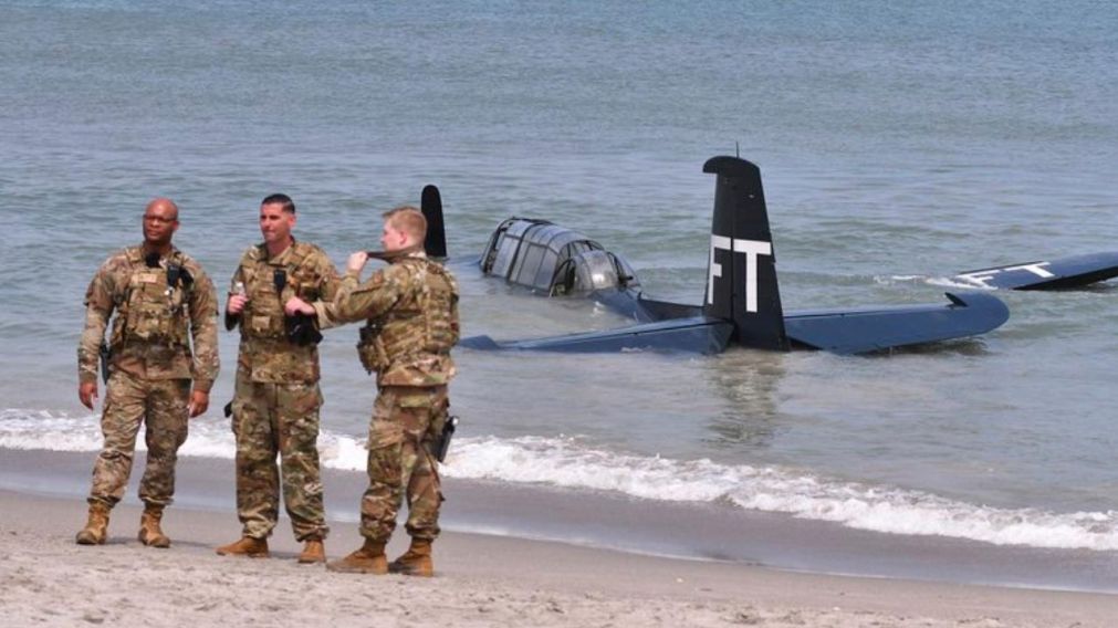 Se trata de un TBM Avenger de 1945 que restaurado durante 18 a�os por el Valiant Air Command.