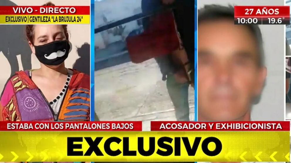 Así acosaba "El sátiro de la bragueta" a la dueña de una fiambrería en Bahía Blanca (Crónica HD).