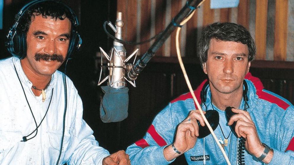 Mauro Viale durante sus tiempos como periodista deportivo.