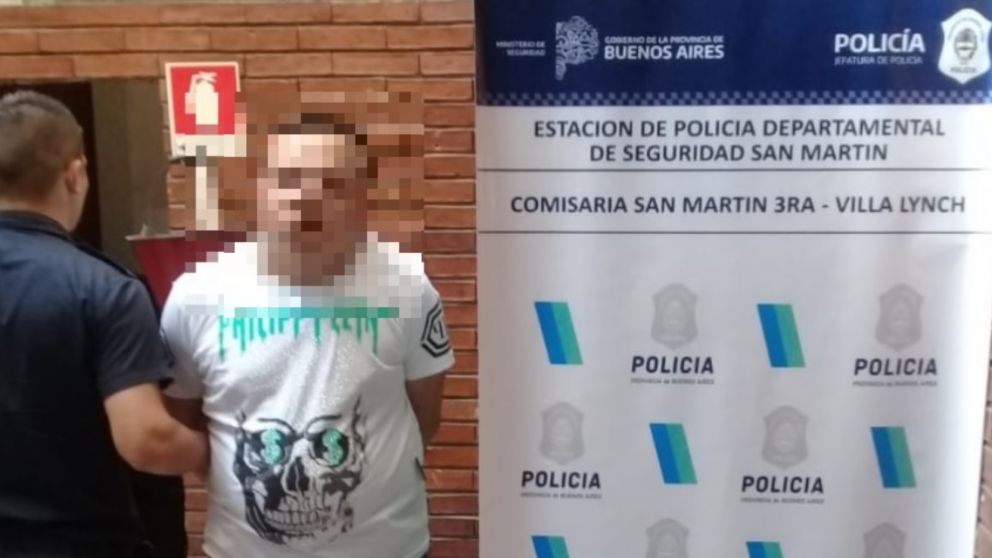 Este es uno de los individuos que fue detenido a raíz de la agresión a balazos.