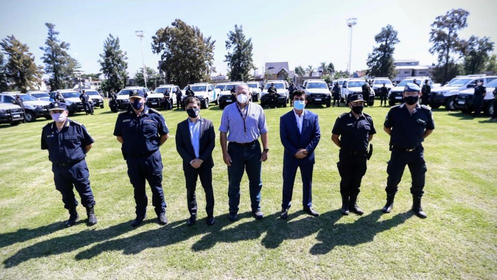 El municipio de La Matanza recibió 80 patrulleros nuevos en las últimas horas.