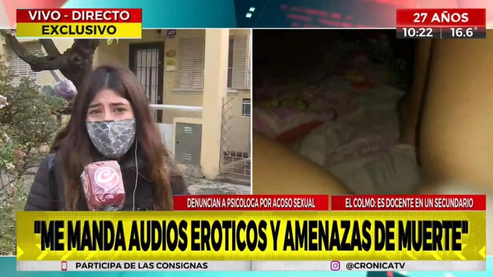 Agostina relató el calvario que sufrió con su psicóloga, que la acosó y amenazó (Crónica HD).