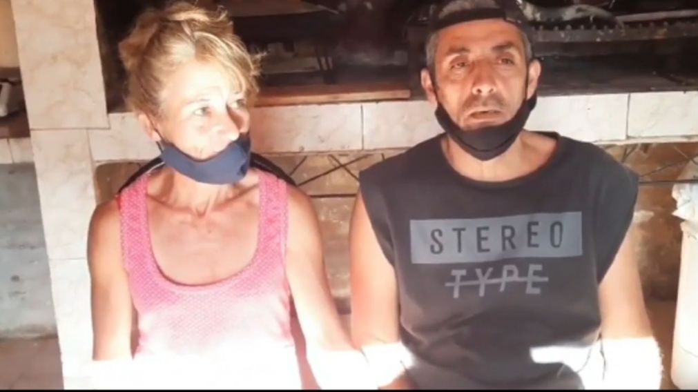 Miriam Rodr�guez yPablo D�az, los padres de la ni�a abusada, piden justicia. 