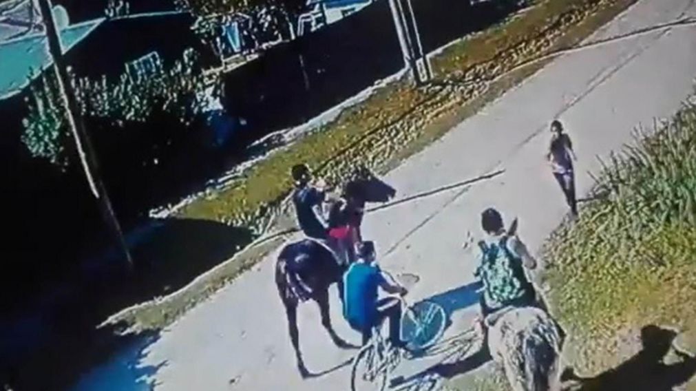 El asalto ocurrió en Altos de San Lorenzo, en La Plata (Captura de video).