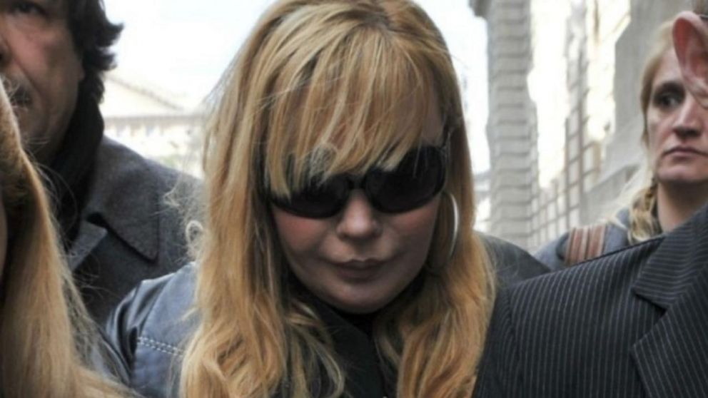 Giselle Rímolo durante uno de sus juicios por estafa (Archivo).