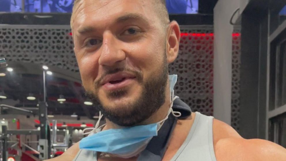 Ryan Crowley, el fisicoculturista lesionado.