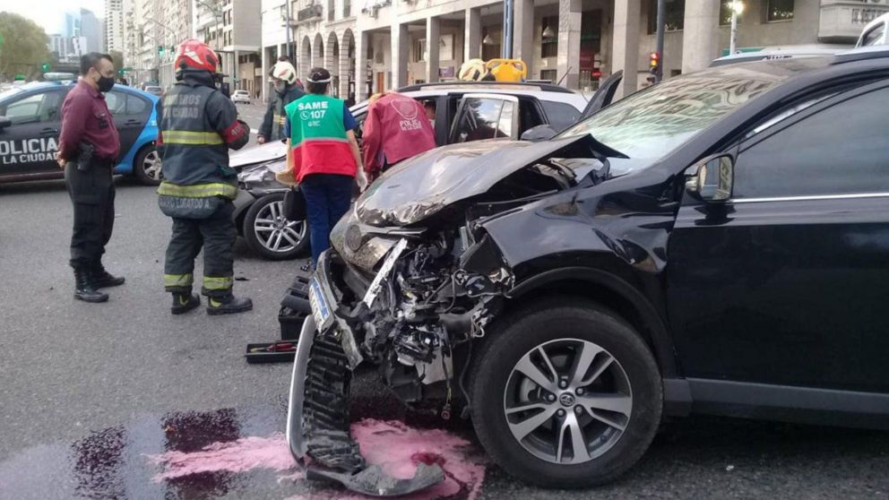 El choque ocurrió en Avenida del Libertador y Callao, en Recoleta.