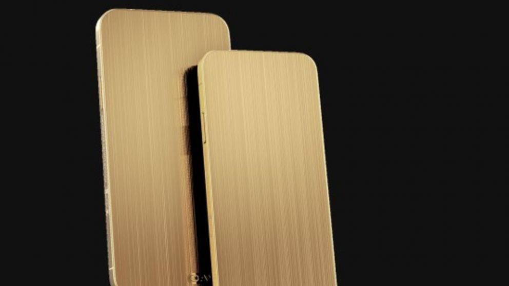 El iPhone 12 de oro sin c�maras.