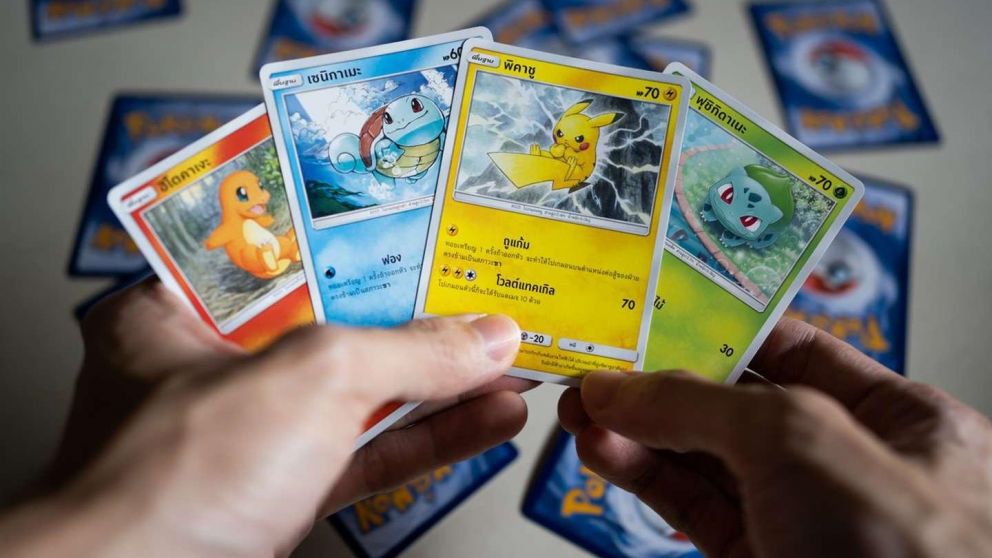 Las cartas Pokémon son furor en Japón.