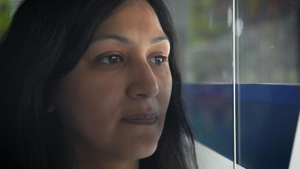 Gabriela Choque, hermana de Cinthia, la agente de tránsito que murió al ser atropellada por Veppo.