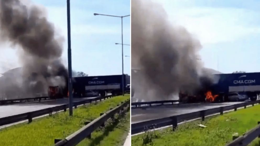 Choque brutal en Panamericana.