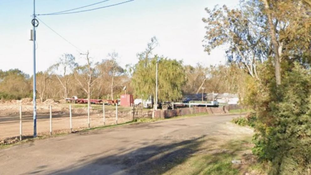 Acá, en esta zona, fue hallado el cuerpo del muchacho.