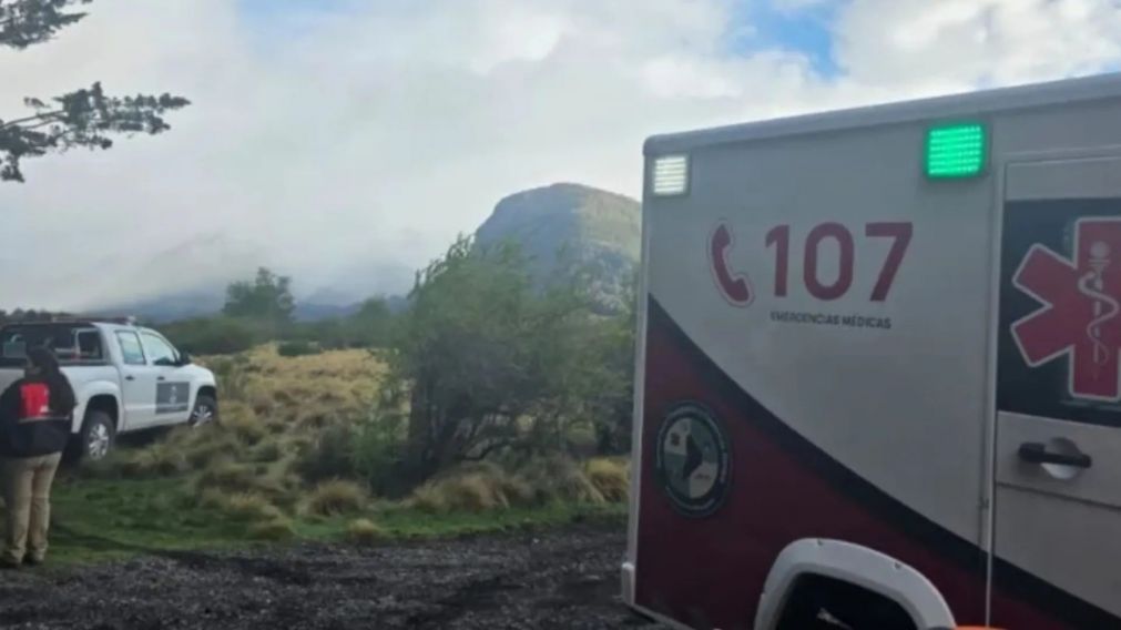 Desesperada búsqueda de dos montañistas en el volcán Lanín (Gentileza Noticias NQN).